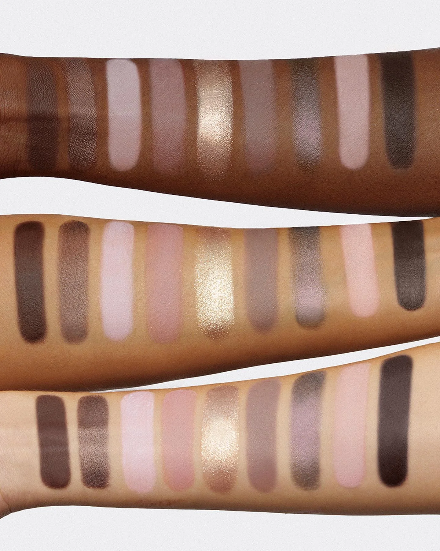huda beauty creamy obsession swatches