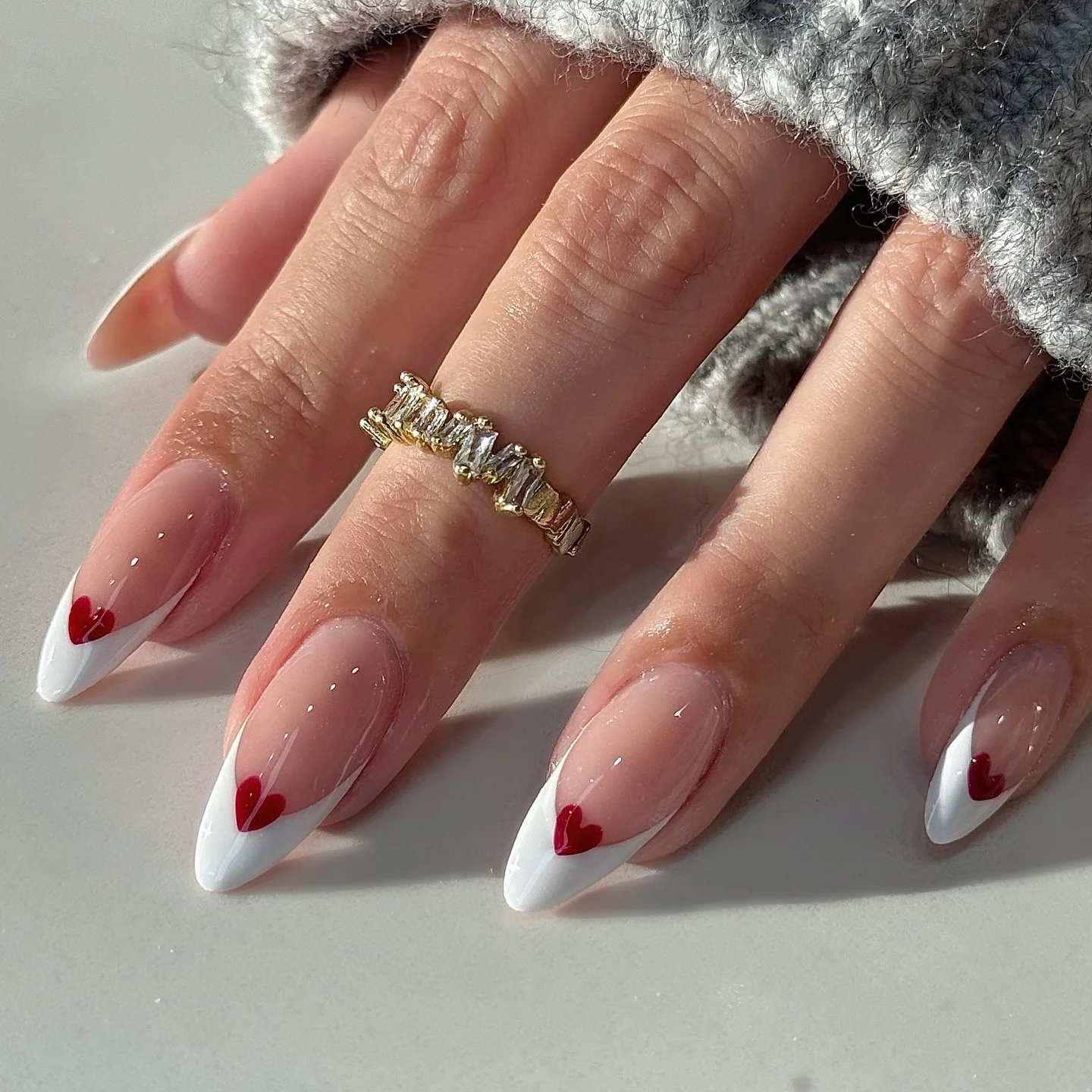 prettywth.julia valentine nails for valentine&#39;s day 2024